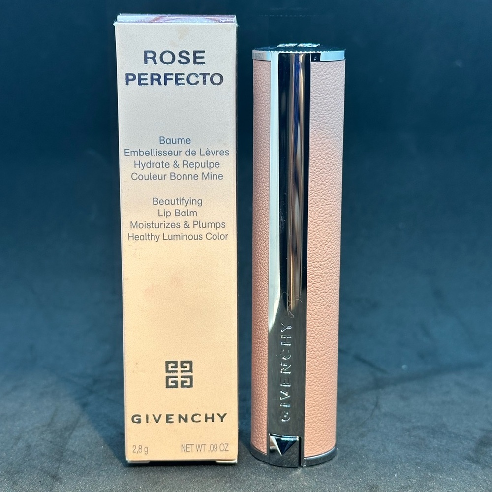 🆕 Givenchy Rose Perfecto beautifying lip balm ✨BNIB✨ 102 Feeling Nude - Picture 5 of 16